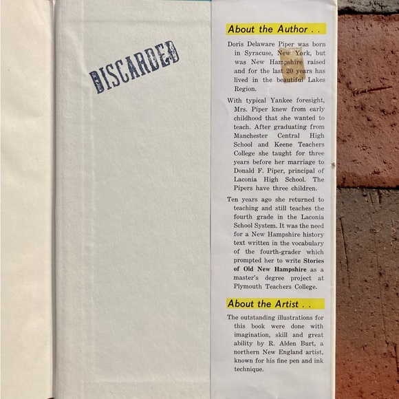 Stories of Old New Hampshire NH Settlers Indians Doris Piper New England Lore - Picture 13 of 14